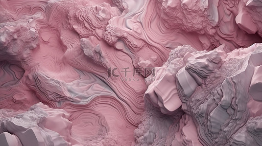 石英表背景图片_3d 渲染石材表面上的抽象粉红色石英纹理