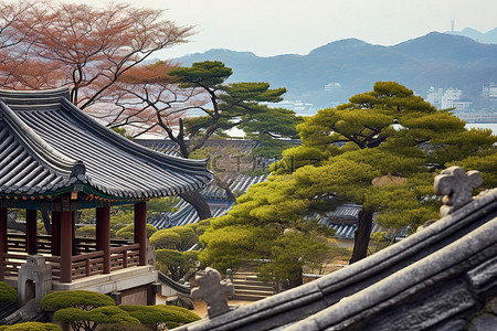 地中海背景图片_地中海的首尔宫殿