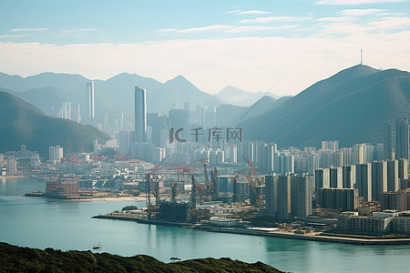 香港山景