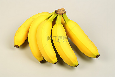 四根黄色香蕉