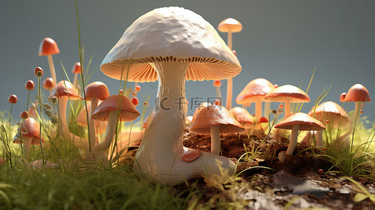 创建蘑菇 3D 模型