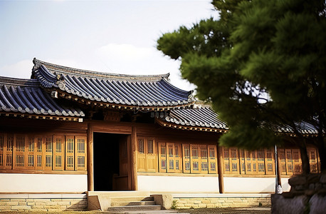 福背景图片_福尔摩沙的韩国房子
