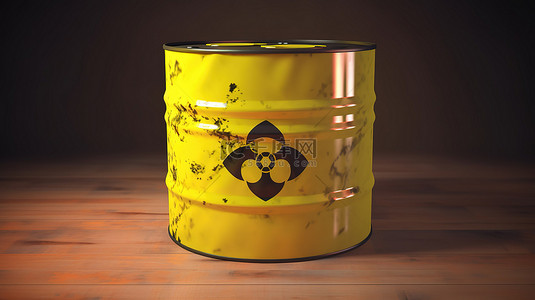 化石油工业背景图片_含有危险物质的黄色钢桶的细菌学危害3D渲染