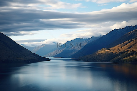 欧文背景图片_新西兰皇后镇欧文谷湖