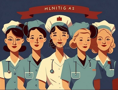 全国护士节感谢护士背景