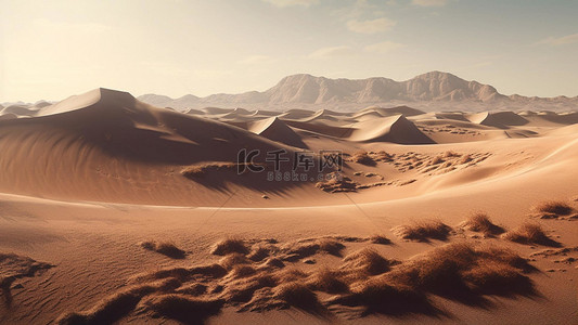 沙海背景图片_热带荒漠沙漠沙丘