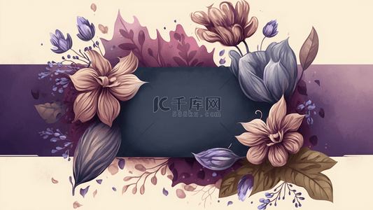 母亲节康乃馨花朵背景图片_母亲节紫色花朵背景