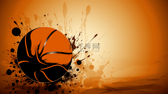 篮球运动平面背景图