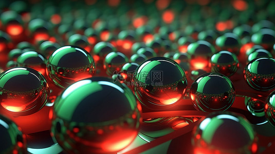 七彩泡背景图片_抽象背景的移动球体的动态 3D 渲染