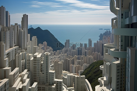 海洋背景图片_香港是全球生活成本最高的城市