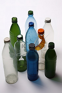 塑料瓶背景图片_回收塑料瓶收集
