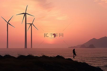 蚕背景图片_香港马诺阿岛风车