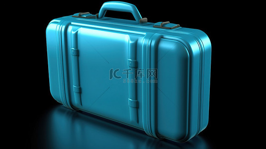 商务公文包背景图片_插图 3D 公文包或手提箱图标的商务