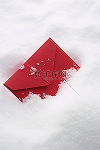 红包背景图片_雪中​​的红包