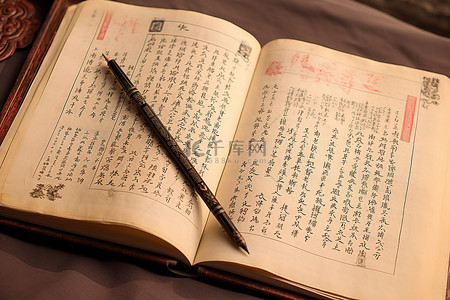 厨师的书法背景图片_上面有汉字的中文书