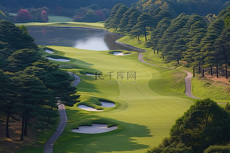 2015 年京都高尔夫俱乐部日本风景三杆洞