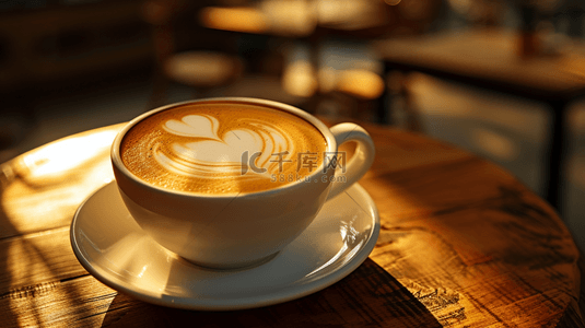 一杯温馨暖心的咖啡饮品图片9