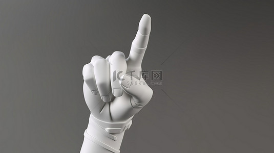 点击按钮背景图片_带袖子的数字插图卡通手臂指向手指或点击对象