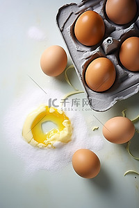 鸡蛋和糕点食谱
