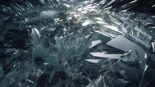 冰碎冰背景图片_高分辨率 4k 风格化碎冰纹理的逼真 3D 渲染完美作为壁纸背景 099