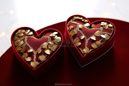 珠宝店背景图片_情人节礼品盒是珠宝店的新趋势，这些漂亮的盒子有美丽的心形形状