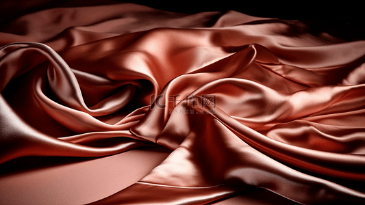 丝绸绸缎玫瑰金背景