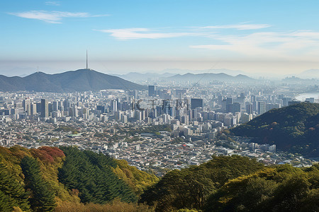 首尔山 首尔的旅游胜地