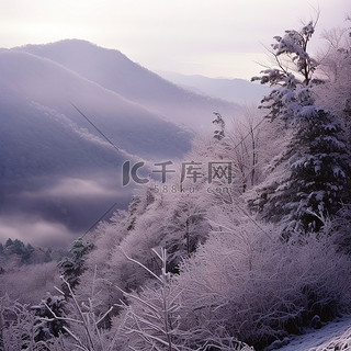 霜雪烟山