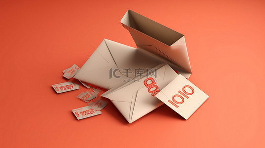 使用带有信封和折扣的 3D 优惠券增强您的促销活动
