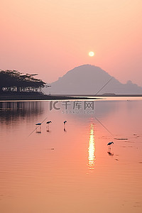 台北背景图片_北甲湖 台北 日本