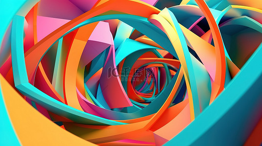 3d 渲染中的几何抽象