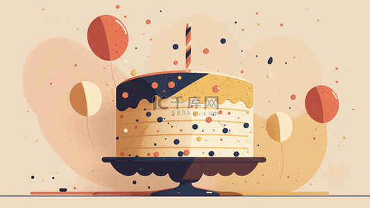 生日蛋糕背景