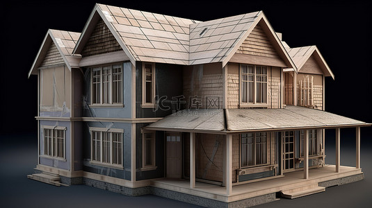 物业背景图片_住宅物业可视化的虚拟模拟