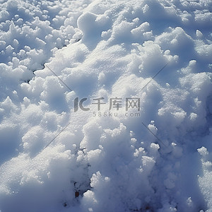 雪背景图片_雪 雪地的特写视图