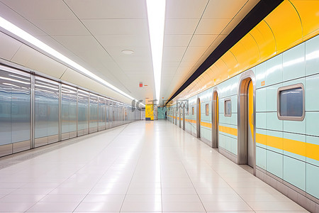 地铁背景图片_9月7日，首尔地铁站