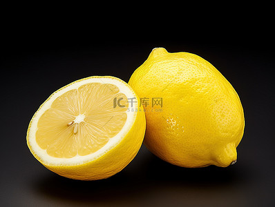 水果背景图片_柠檬 2 柠檬 1