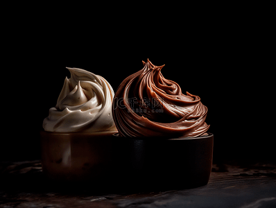 蛋糕食品背景图片_奶油巧克力甜品美食蛋糕摄影广告背景