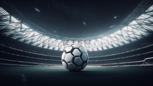 世界杯足球背景图片_足球运动场馆夜晚灯光效果特写广告背景