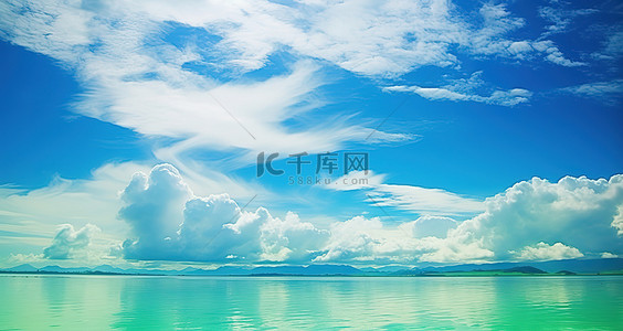 海天空背景图片_天空多云的天空高清壁纸