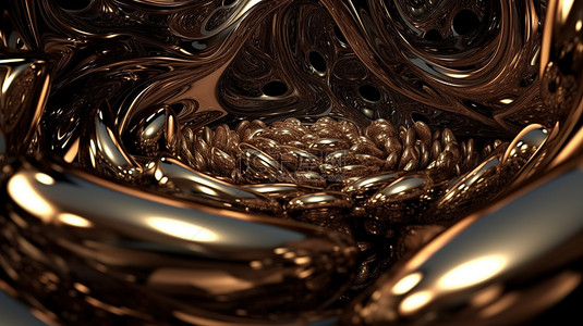 黑石质感背景图片_3d 渲染中的金属抽象背景