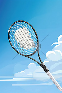 羽毛球背景图片_运动中的羽毛球和羽毛球拍