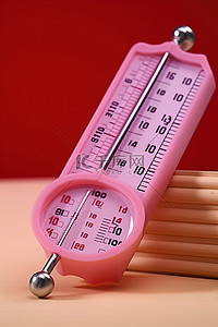 温度计温度计背景图片_显示温度的温度计和带红色木棒的温度计