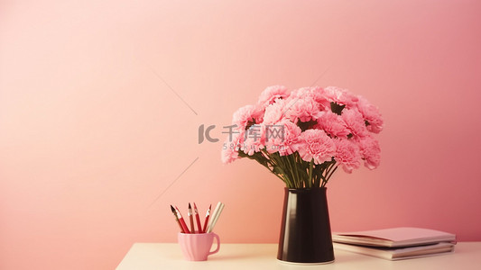 花店鲜花背景图片_母亲节鲜花桌面温馨背景