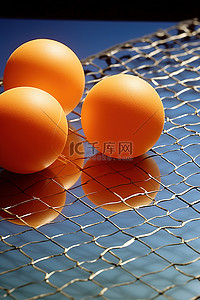 球赛背景图片_乒乓球场上的鸡蛋和网