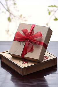 照片组合背景图片_木质木盒礼品组合，附照片和礼品卡 db927099