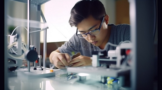 3D 打印在行动 工程专业学生将设计变为现实