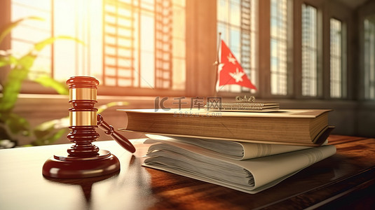 法律背景图片_古巴信息图表和社交媒体内容法律体系的 3D 渲染