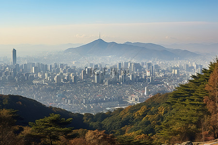 首尔山 首尔的旅游胜地