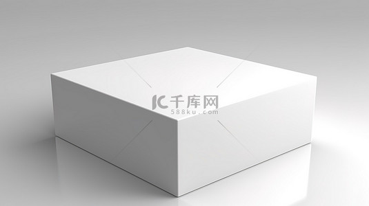 白色立方体背景图片_3d 中的白色立方体