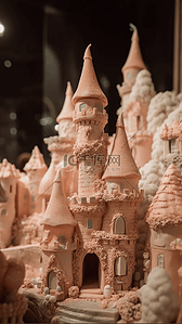 建筑城堡童话背景